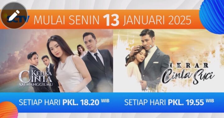 Perkuat Jam Tayang Utama, SCTV Hadirkan Chicco Jerikho dan Natasha Wilona Di Dua Sinetron Terbaru